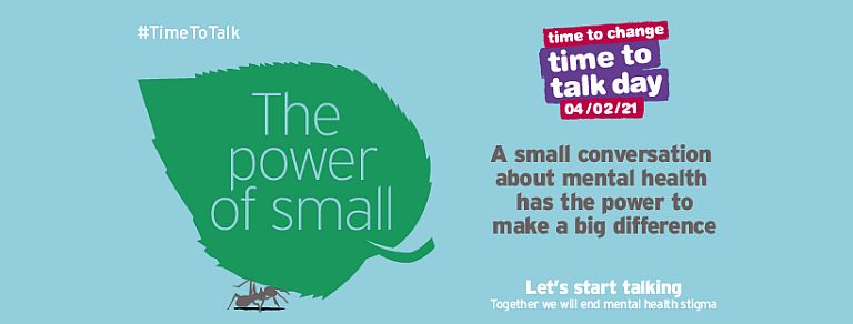 The power of small, a small conversation about mental health has the power to make a big difference