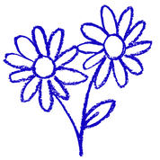 cartoon illustration of flowers