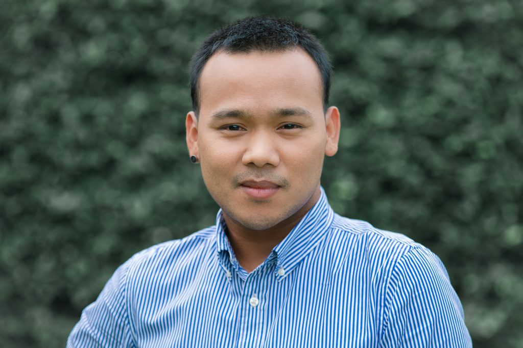 Person smiling for the camera