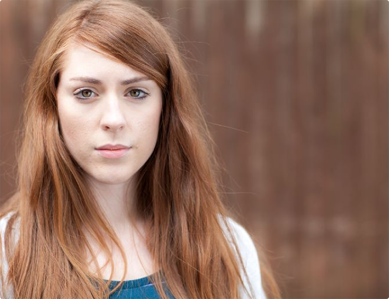 Person looking into the camera