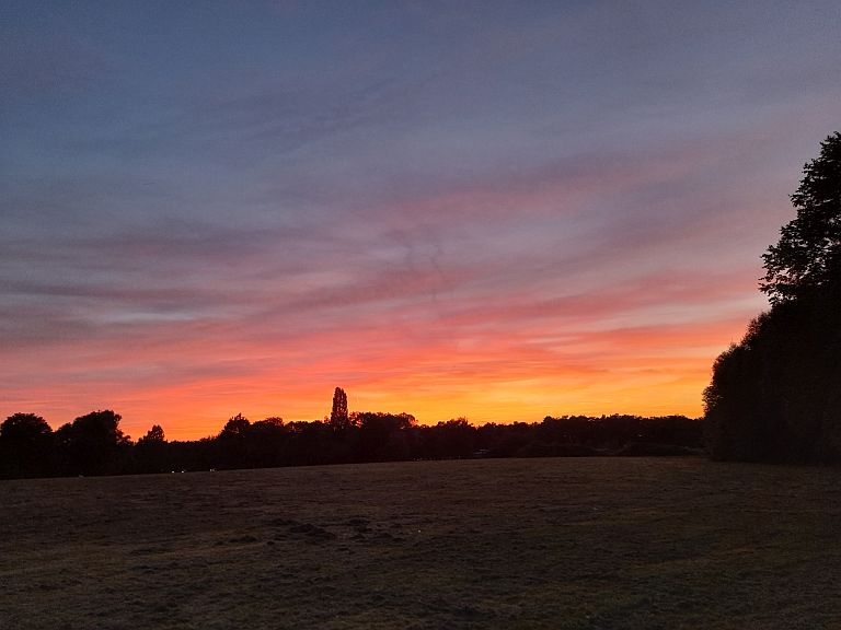 Photo of a sunset