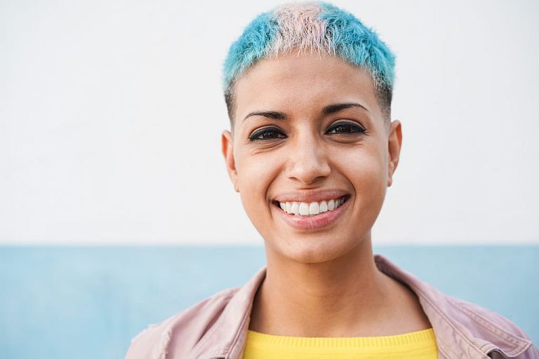 Person smiling for the camera