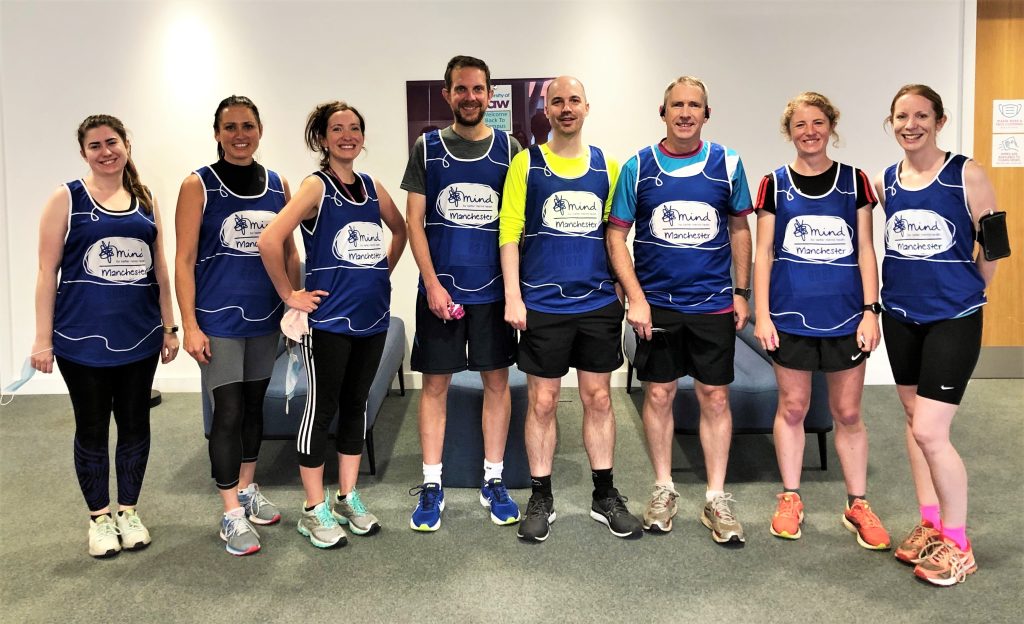 Smiling group of fundraisers