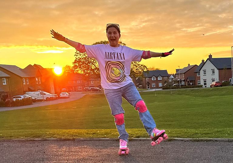 Kay roller skating