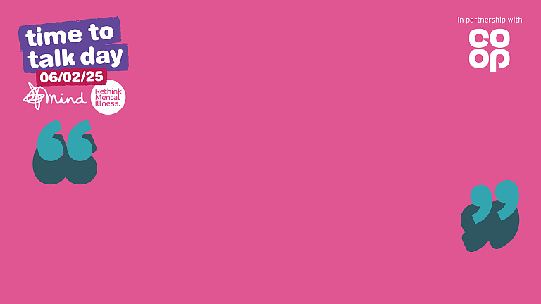 Time to Talk Day 2025 graphic